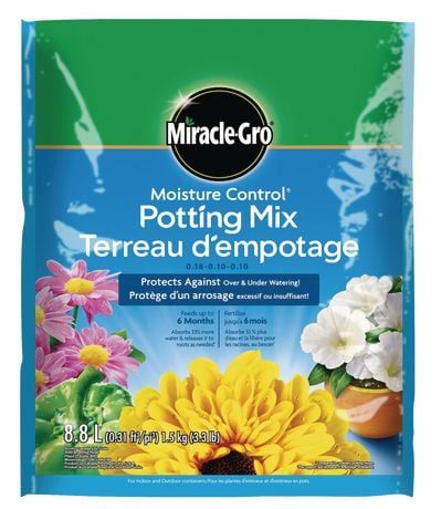 Miracle-Gro 0.31 Cubic-ft Potting Soil