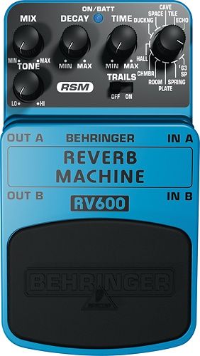 Behringer - Reverb Machine Pedal For Electric Guitars