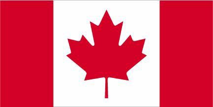 FLAGS UNLIMITED Flags Unlimited CAN036GK 18inch x 36inch DuraKnit Grommet Canadian Flag