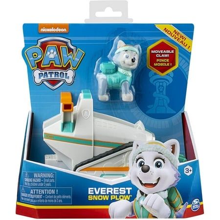 PAW Patrol Everest Snow Plough Action Figure Set 2 Pieces