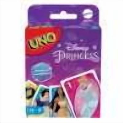UNO Disney Princesses Card Game for Kids &amp; Family 2-10 Players Ages 7 Years &amp; Older