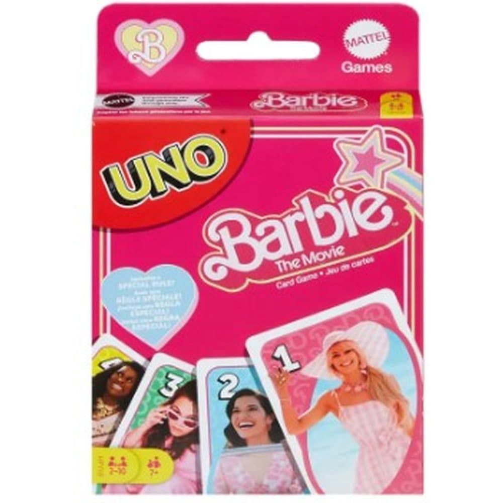 HPY59 ?UNO Barbie The Movie Card Game