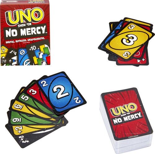 UNO Show ‘em No Mercy Card Game for Kids, Adults &amp; Family Night, Parties and Travel