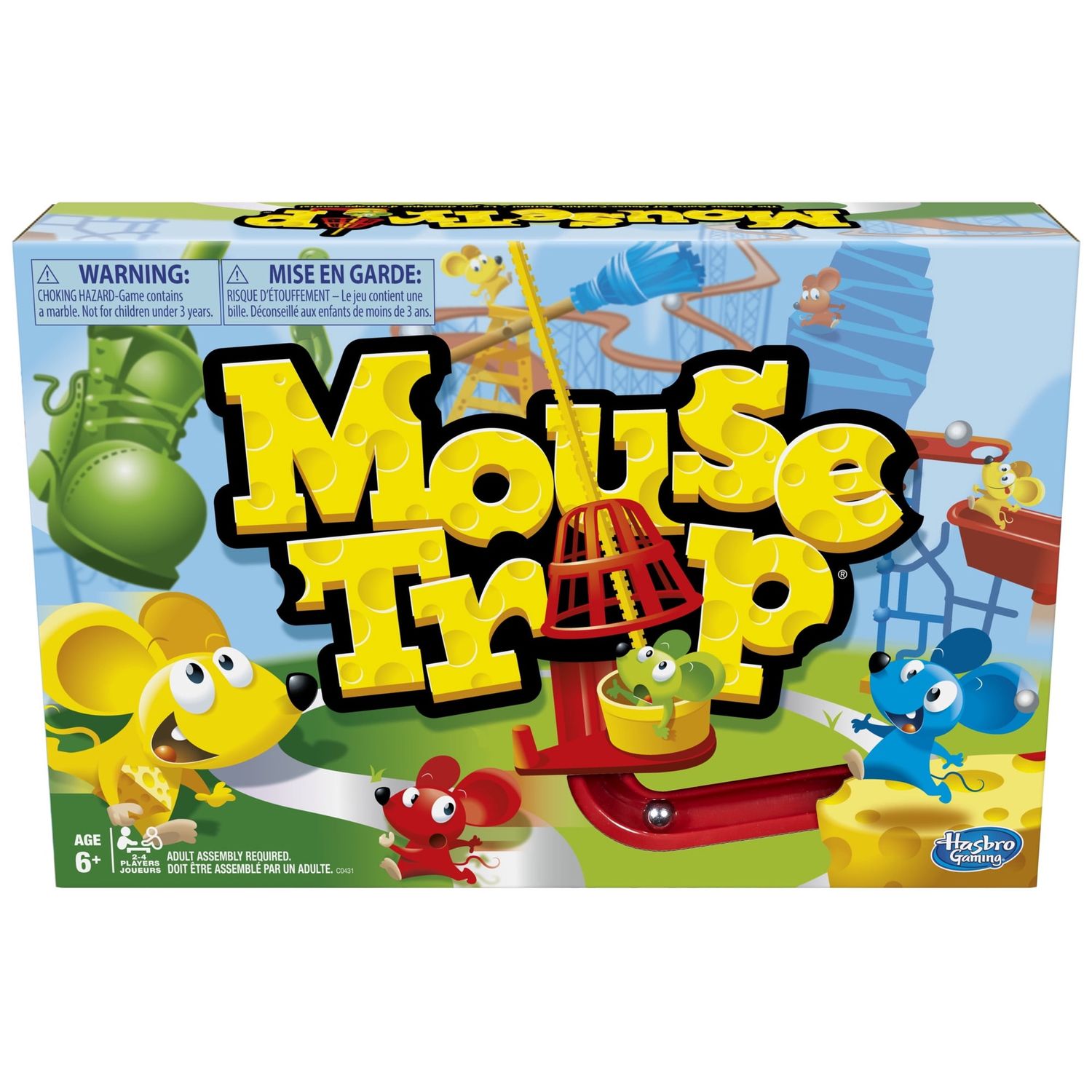 Hasbro Mouse Trap Kids Board Game, Kids Game For 2-4 Players