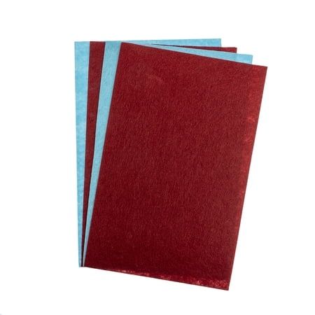 GoodFelt Beading Foundation 1.5mm 5x8in 4pcs Burgundy and Sky Blue