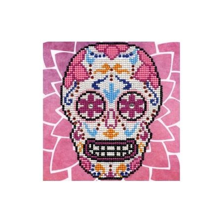 Diamond Art By Leisure Arts Sugar Skull 8 X8 Beginner Diamond Painting Kits For Adults Art For Adults Kit Painting