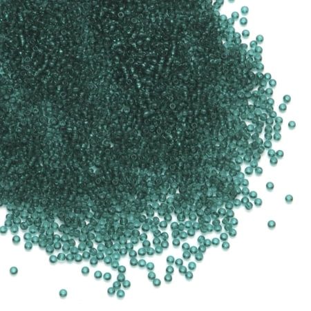 Dazzle-It! Transparent Czech Seed Beads - Emerald - 10/0