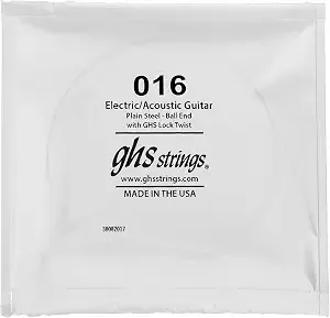 GHS Single Guitar String - 016*