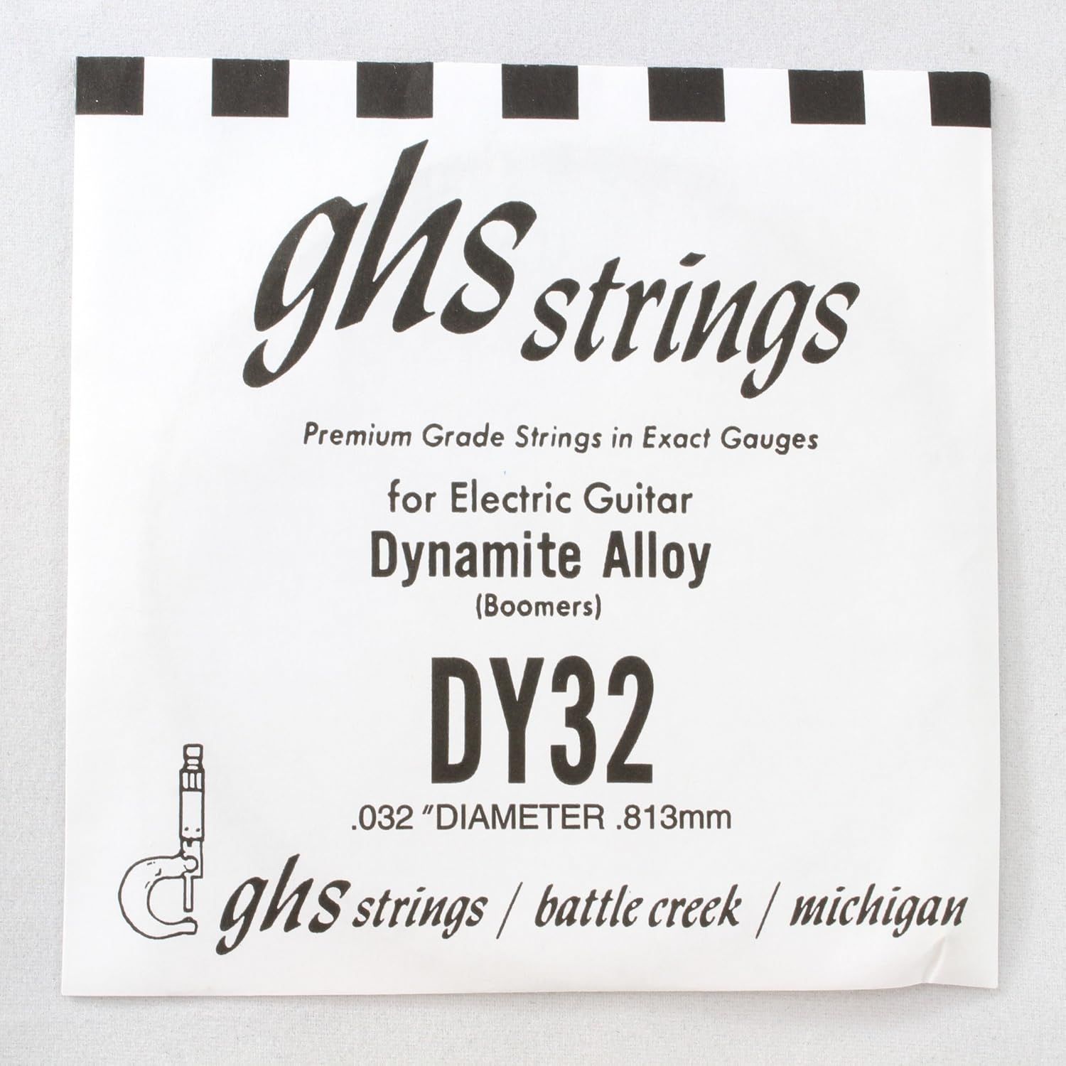 GHS Single Electric Guitar String - DY32*
