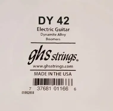 GHS Single Electric Guitar String - DY42*