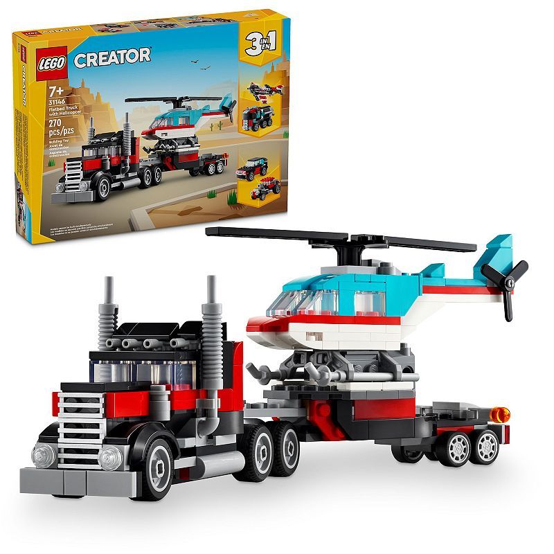 Lego Creator - Flatbed Truck with Helicopter