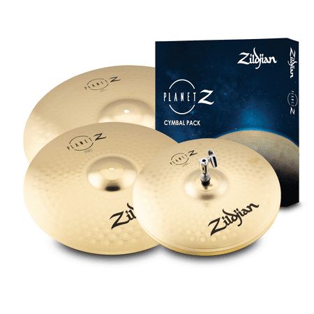 Zildjian Planet Z Complete Cymbal Pack 14 Hi Hats 16 Crash 20 Ride Essential Beginner Cymbals