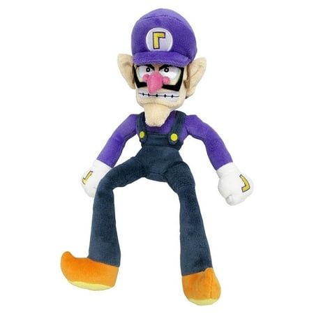Little Buddy Super Mario All Star Collection 1422 Waluigi Stuffed Plush 12.5 Multi-Colored