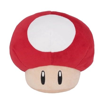 Super Mario All Star Collection Red Super Mushroom 6 Plush [Little Buddy]