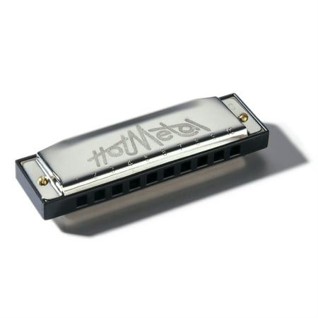 Hohner Hot Metal Harmonica | Key of D | 572BXD