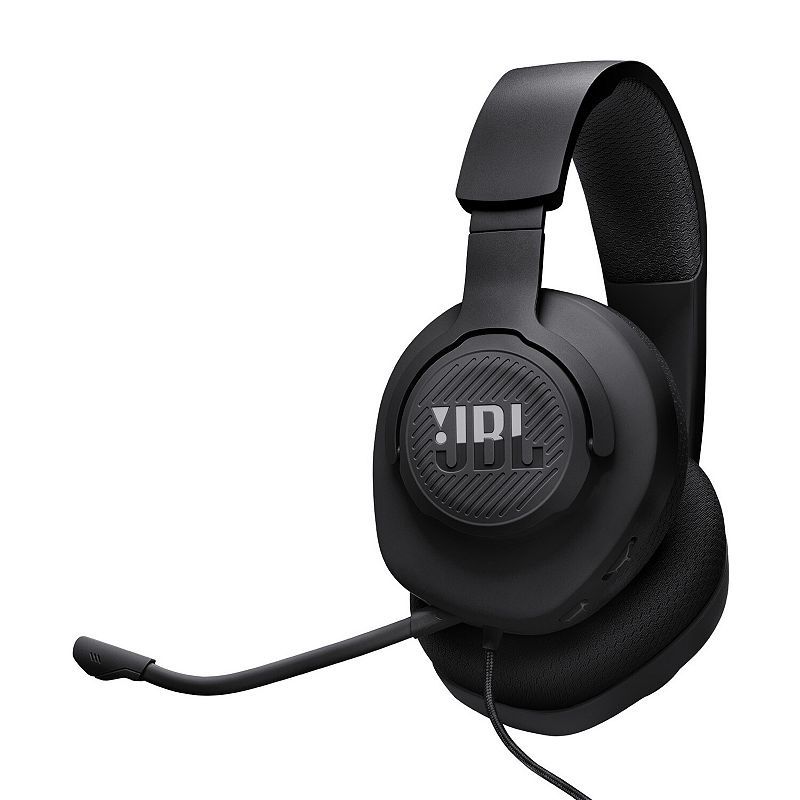 JBL Quantum 100M2 Wired Over-Ear Gaming Headset, Black