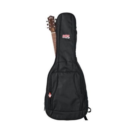 Gator Cases Rigid EPS Polyfoam Lightweight Electric Guitar Case w/ Straps Black