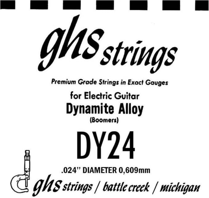 GHS Single Electric Guitar String - DY24*