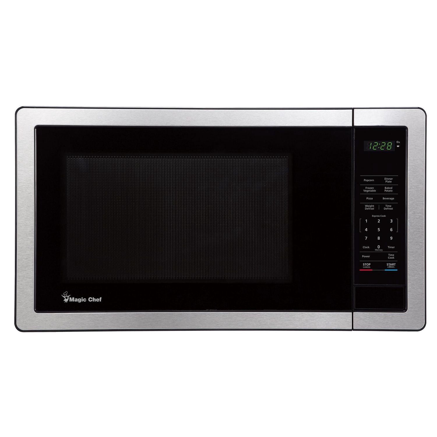 Magic Chef 1.1 Cu. Ft. Countertop Microwave 1000w Digital Touch, Stainless