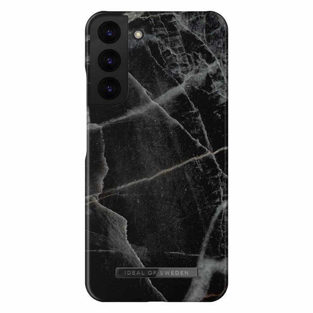Galaxy S22+ - Ideal Of Sweden Black Thunder Marble Case*