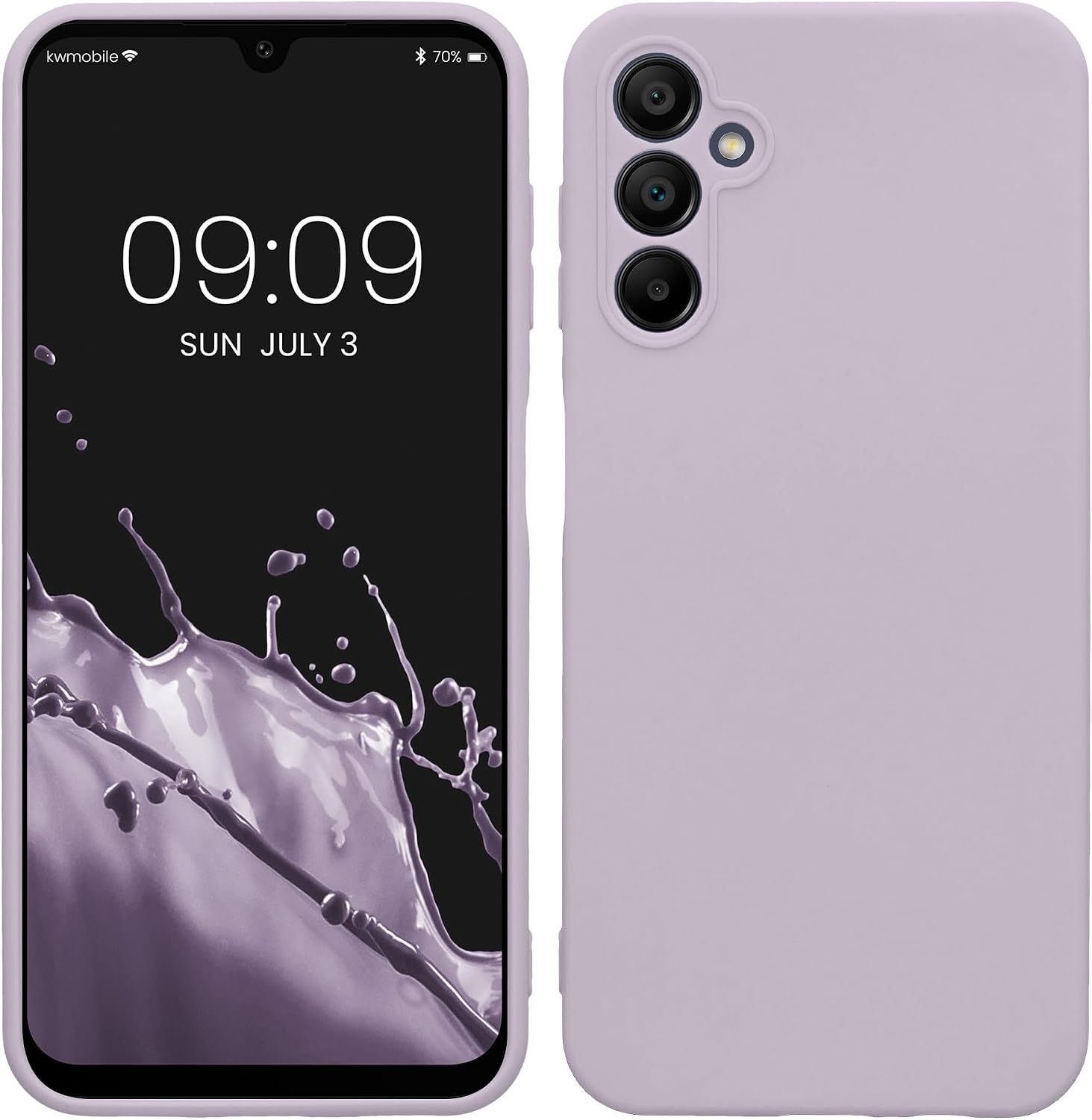 Galaxy A14 - Purple Silicone Case*Flexible: