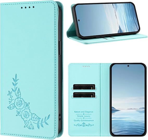 Moto G Power - Mint Green Wallet Case*