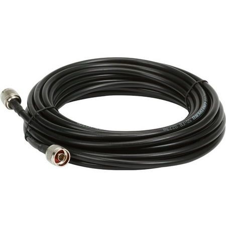 Uniden UNI118 Durable 15ft Long Coaxial Cable with N-Male Connectors with Low Loss Coax Cable
