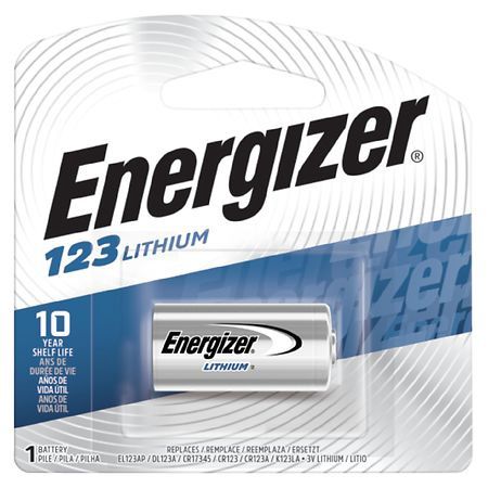 Energizer 123 Lithium Batteries (1 Pack), 3V Photo Batteries
