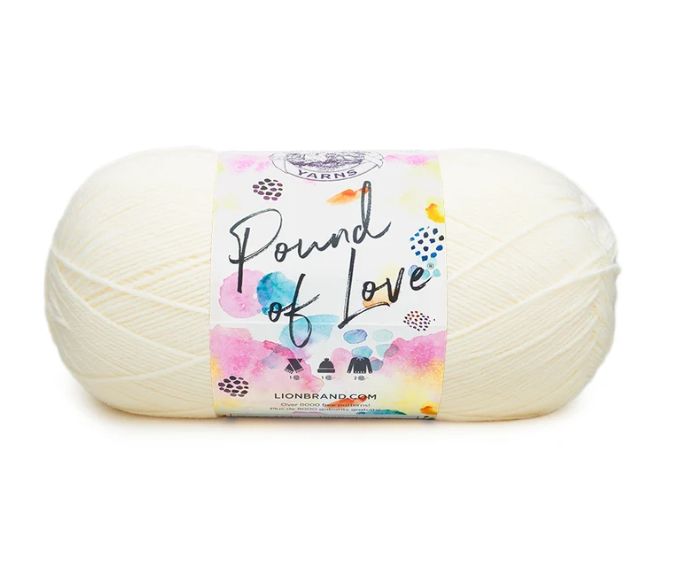 Lion Brand Pound of Love - Antique White