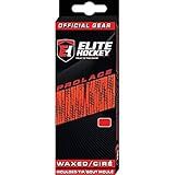Elite Hockey Prolace Waxed Hockey Skate Laces (Orange, 120")