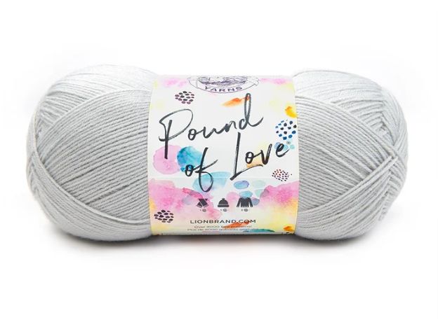 Lion Brand Pound of Love - Elephant Grey