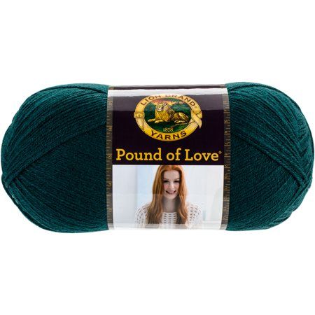 Lion Brand Pound of Love - Hunter Green