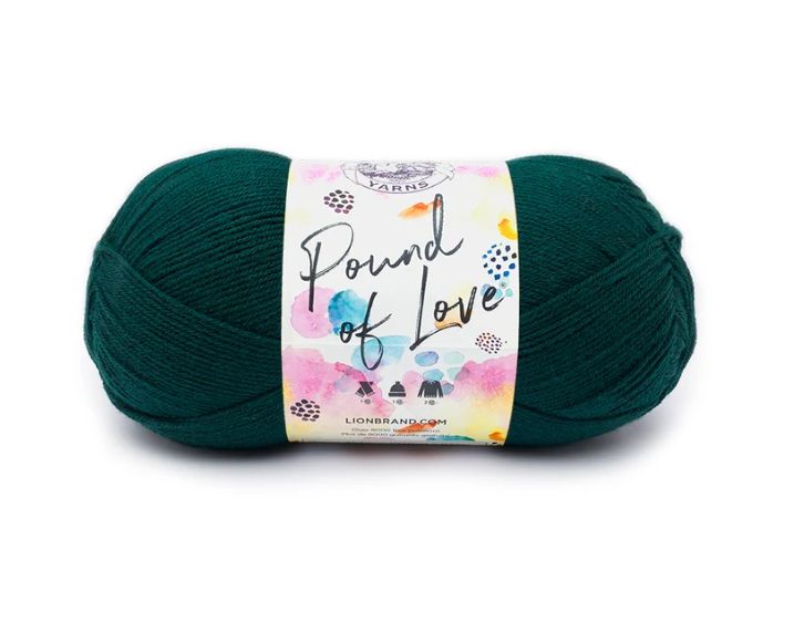 Lion Brand Pound of Love - Hunter Green