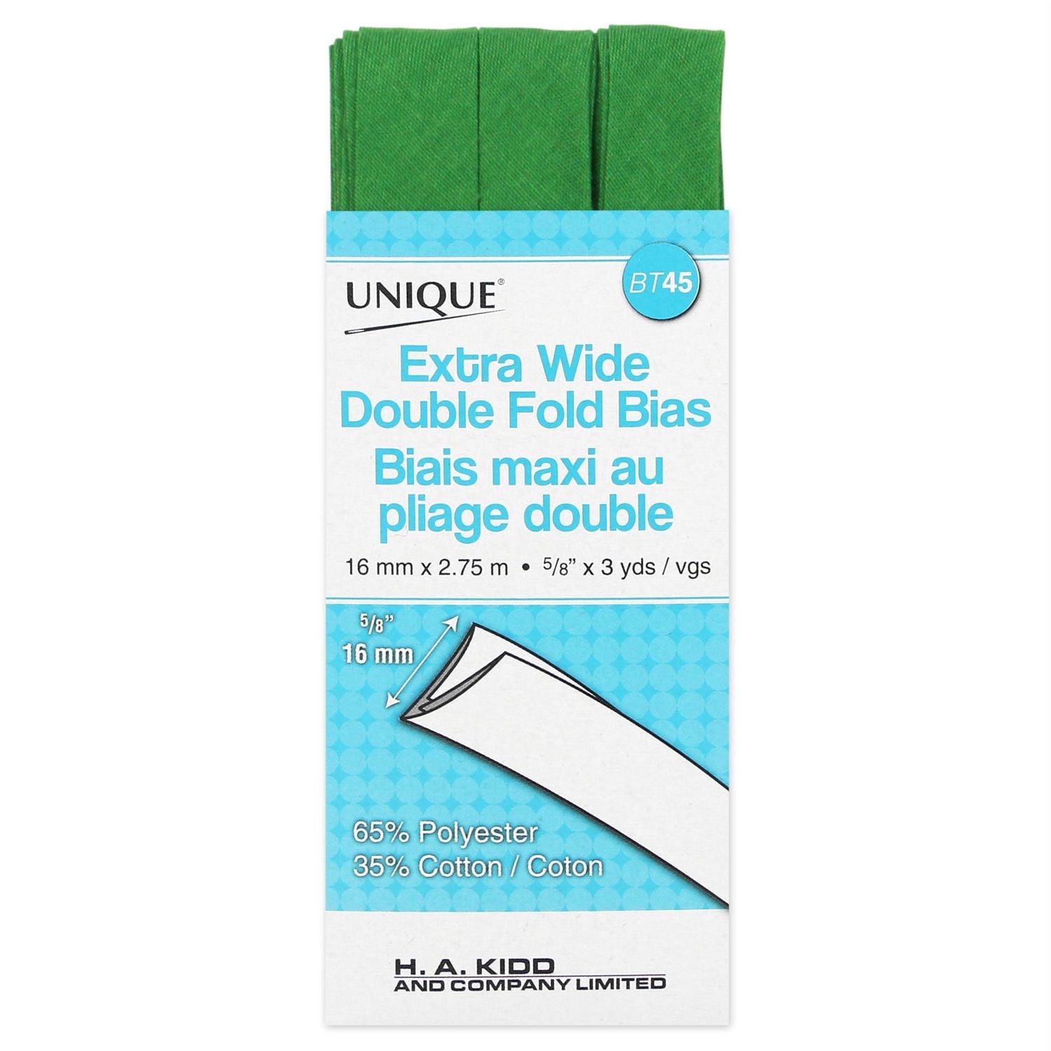 Unique Pretzels Unique Extra Wide Double Fold Bias Tape