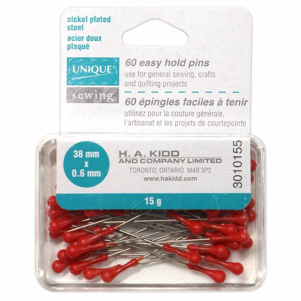 Unique Easy Hold Pins - 60 Pc