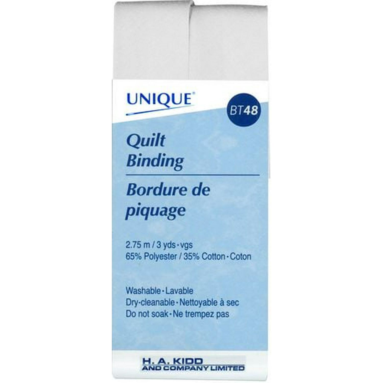 Unique Quilt Binding - White