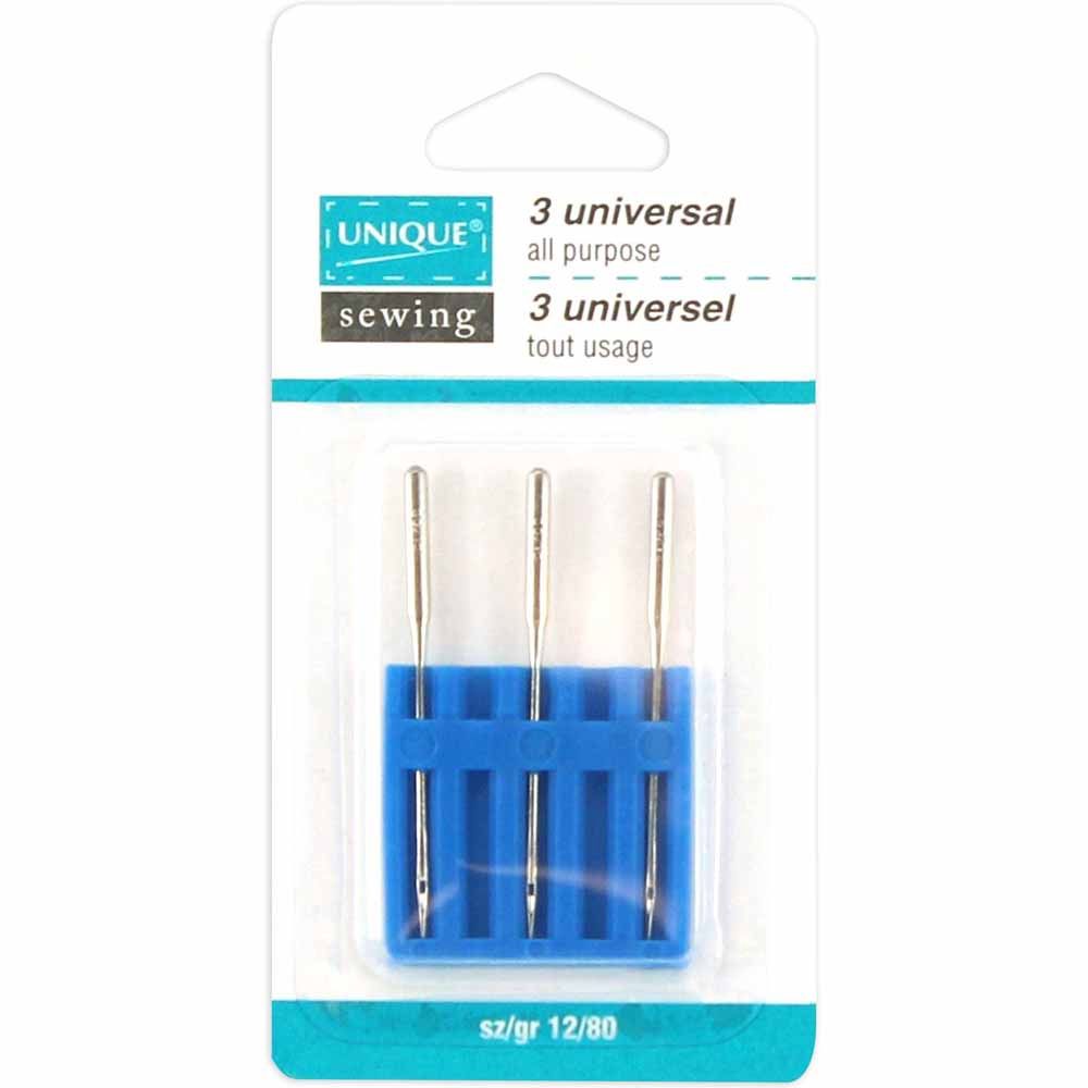Unique Universal Needles 12/80 - 3 Pk