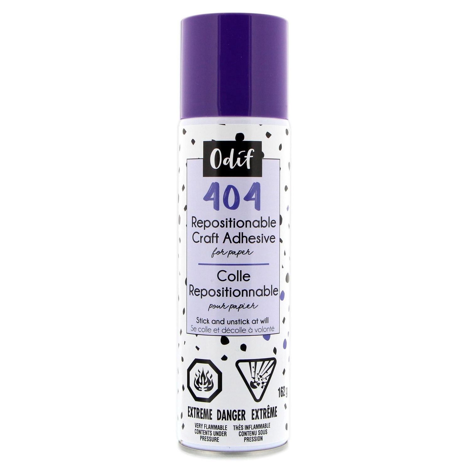 Odif 404 Spray &amp; Fix Permanently Repositionable Craft Adhesive - Multi‑surface