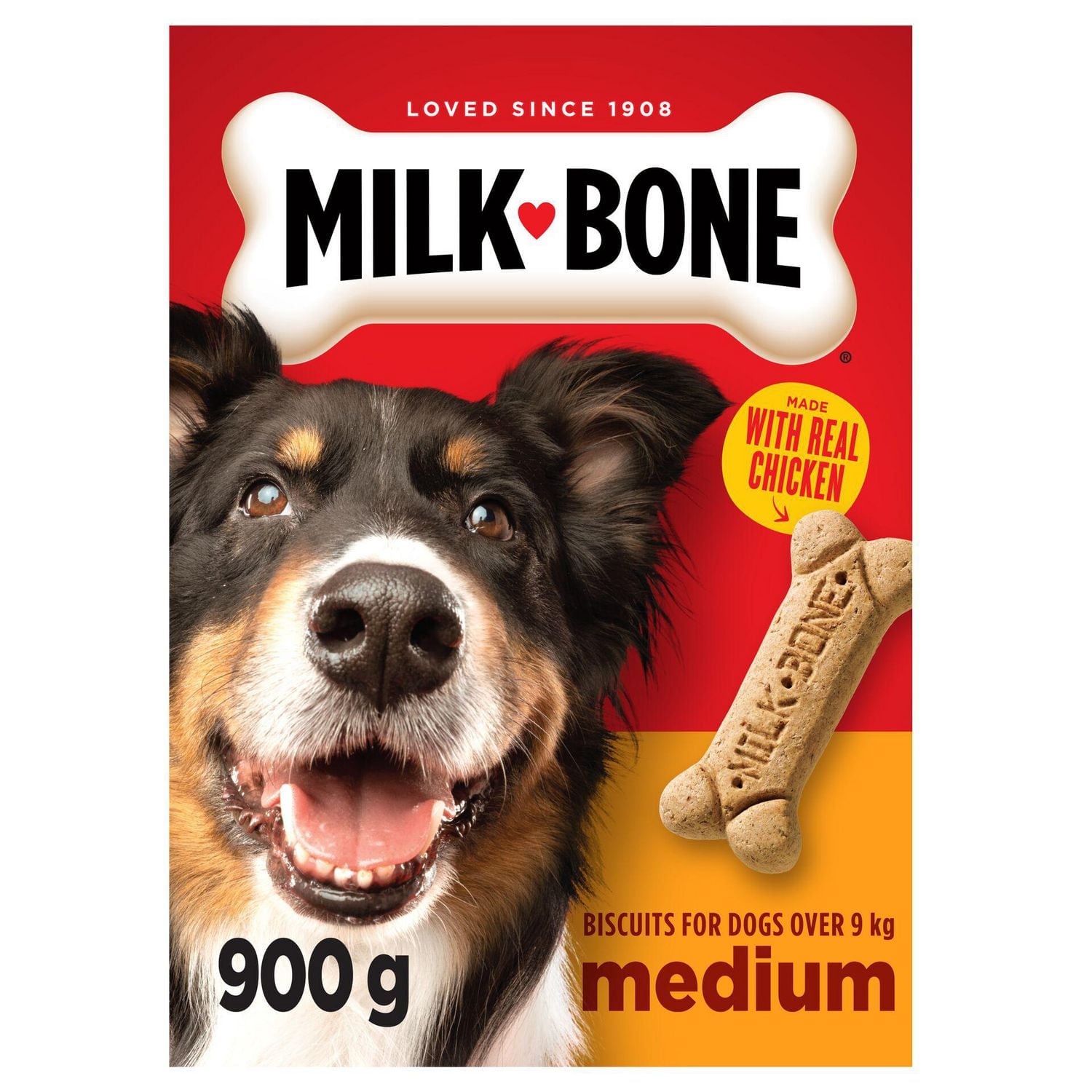 Milk-Bone Original Crunchy Biscuit Dog Treats, Medium Value Pack;900g