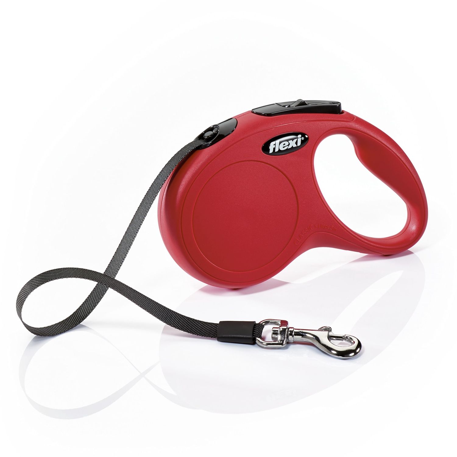 Flexi Classic Retractable Dog Leash in Red, Small 16'
