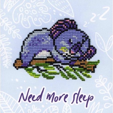 DIAMOND ART BY LEISURE ARTS Koala Sleep 8 x8 Beginner Diamond Painting Kits for Adults Diamond Art for Adults Diamond Art Kit Diamond Art Painting