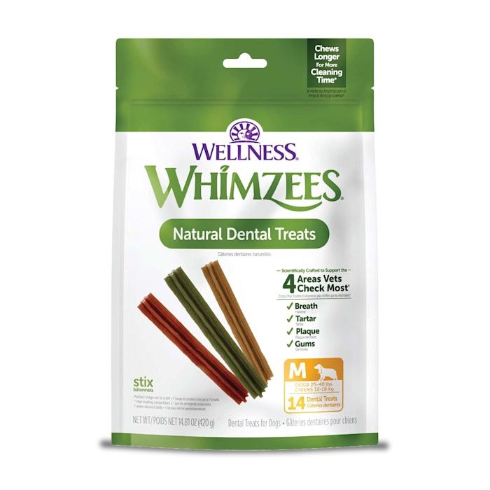 Wellness® WHIMZEES® Stix Natural Grain Free Dental Chews for Dogs Medium Breed 14 count