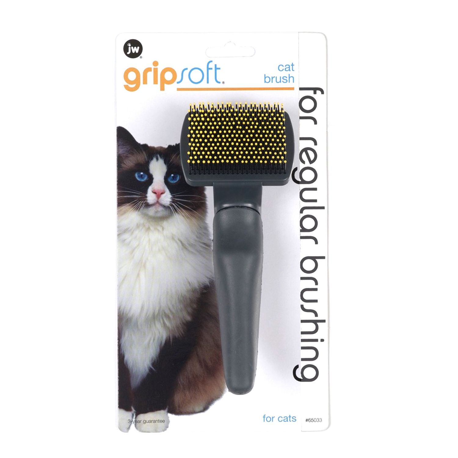 JW Pet Company GripSoft Cat Slicker Brush Small 65033