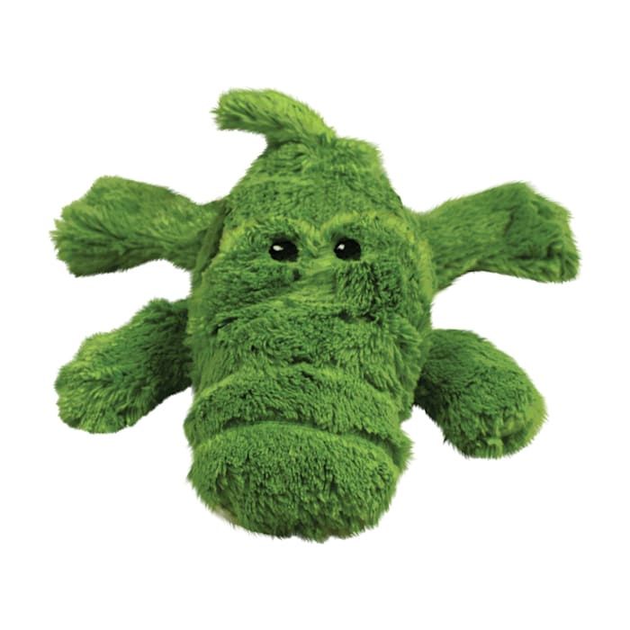 KONG Cozie Ali the Alligator Dog Toy Medium Green