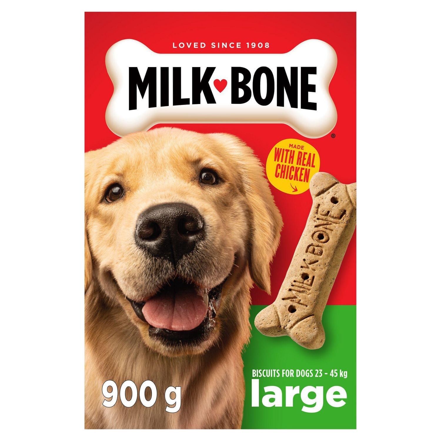 Milk-Bone Original Crunchy Biscuit Dog Treats, Large 900g 900g