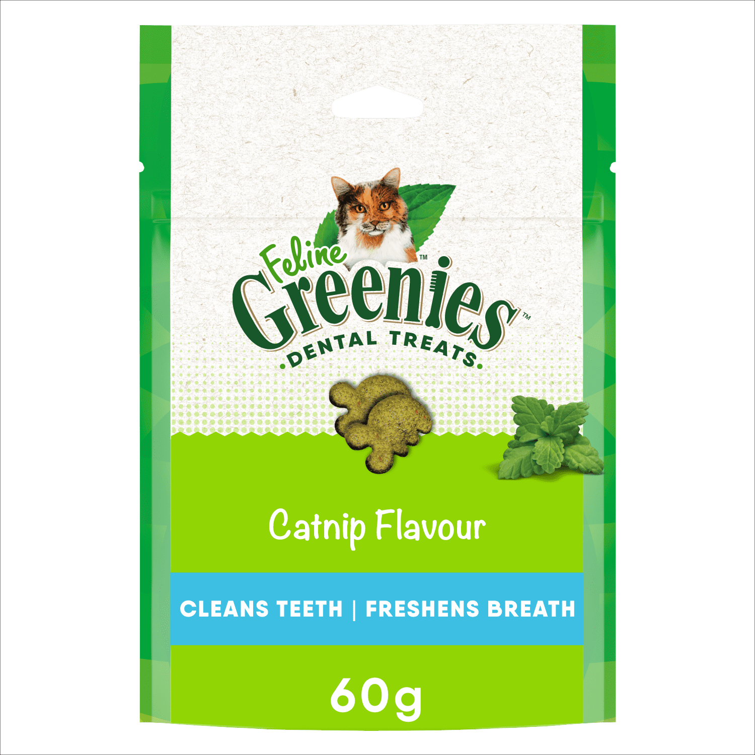 Feline Greenies Catnip Natural Dental Cat Treats Single Serve