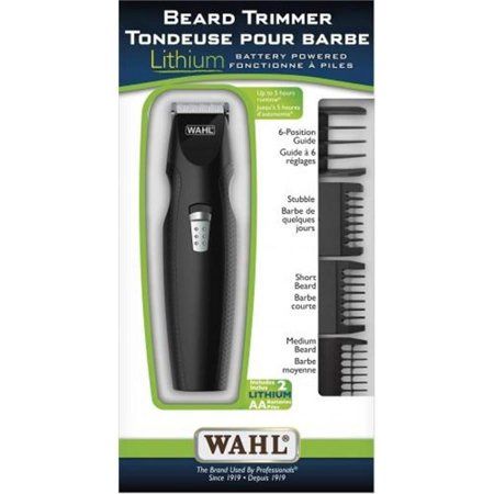 WAHL - Beard Trimmer with Lithium Battery Black