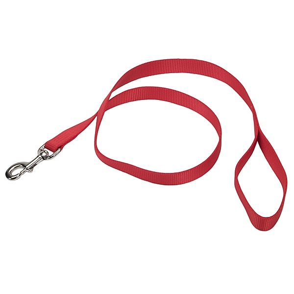 Coastal 6' x 3/4" Nylon Lead - Red