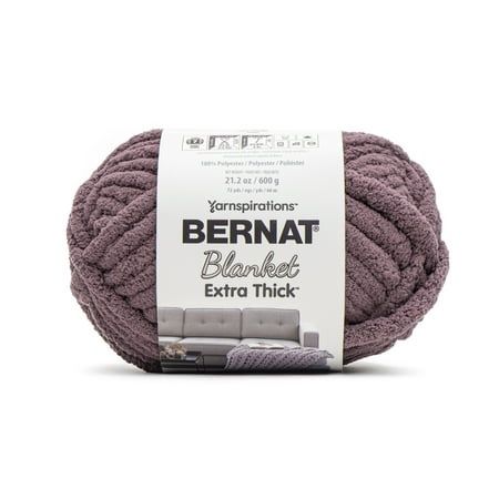 Bernat® Blanket Extra Thick™ #7 Jumbo Polyester Yarn Lunar Purple 21.2oz/600g 72 Yards