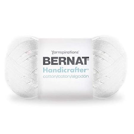 Bernat Handicrafter Cotton Yarn 14 oz White 1 Ball